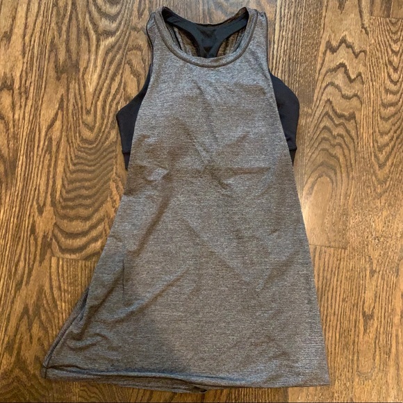 lululemon athletica Tops - Gray lululemon tank w/ sports bra